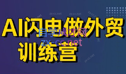大卫·AI闪电做外贸训练营(更新6月)-创盈坊