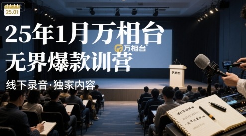 25年1月万相台无界爆款特训营线下录音-创盈坊
