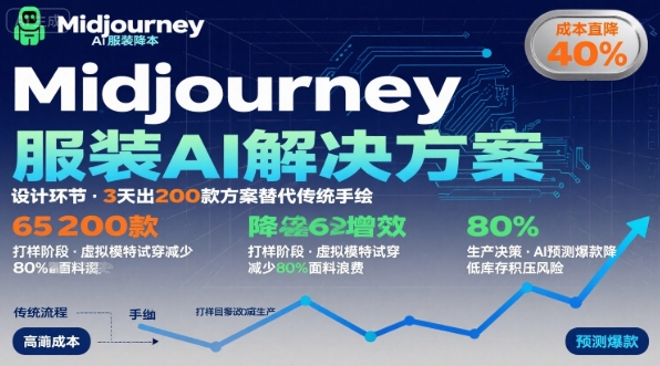 AI在服装领域的运用，使用midjourney做服装辅助企业降低成本-创盈坊