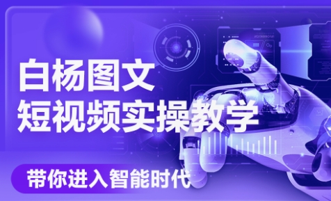 白杨老师·Ai图文短视频实操课(更新6月)-创盈坊